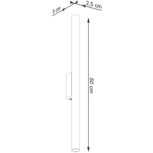  Sollux SL.1178 - Zidna svetiljka PASTELO 2xG9/8W/230V crna Slike
