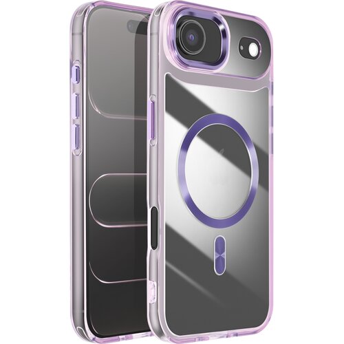 AVIZAR Ohišje za iPhone Air Collection Crystal Color Združljivo z MagSafe, Vijolična, (5000189380) Cene