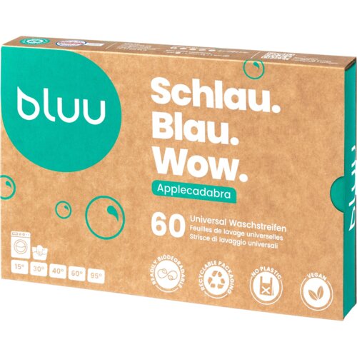 Bluu Trakice za pranje rublja Applecadabra - 60 komada Slike