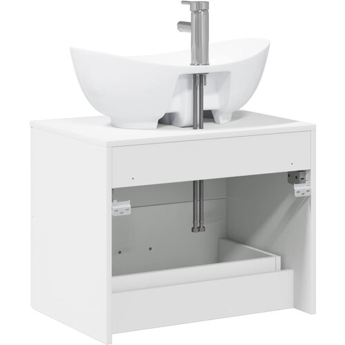  Set namje&amp;scaron;taja za kupaonicu Bijela Konstruirano drvo 62.5 x 44.5 x 50 cm Slike