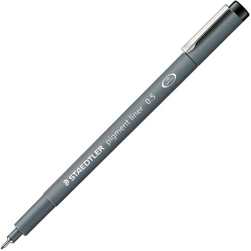  za tehničko crtanje 0,5mm pigment liner staedtler 308 05-9 crni Slike