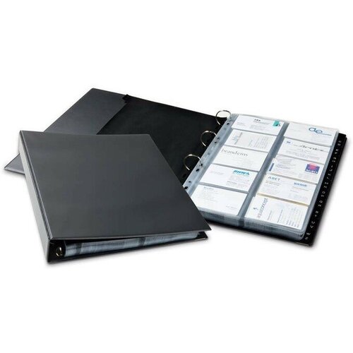 Durable etui za vizitke 2444 črn Slike
