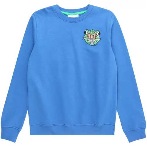 The New Sweater majica 'Jake' plava / svijetlozelena / crna / bijela