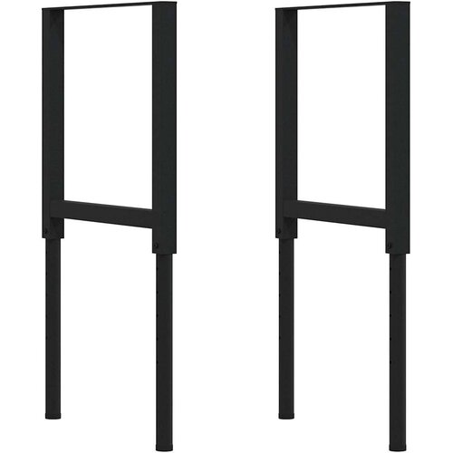  Radni stol tamnosmeđi 80x60x(71,5-98) cm masivno drvo hrast Slike