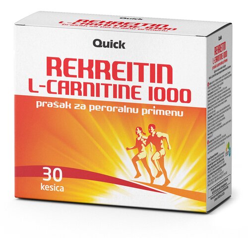 Quick L-Carnitine Rekreitin 1000 prašak 30 kesica Cene
