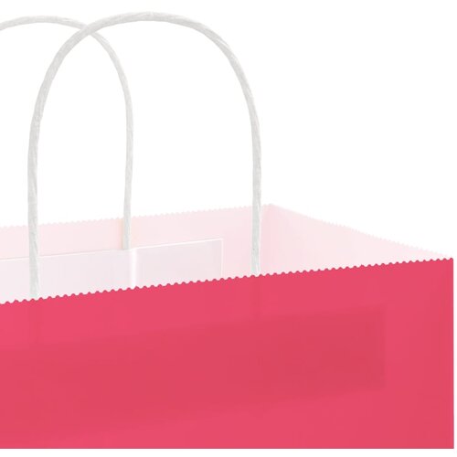 Papirnate vrećice 50 kom s ručkama ružičaste 45x17x48 cm Slike