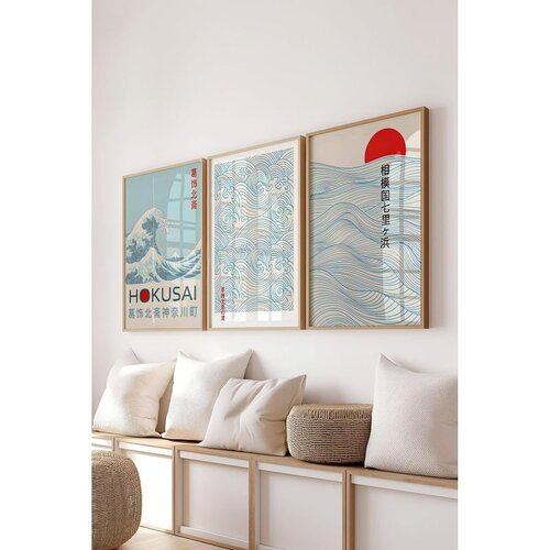 WALLXPERT &Ccedil;-300741 - 3040 set dekorativnih slika u vi&scaron;e boja (3 komada) Cene