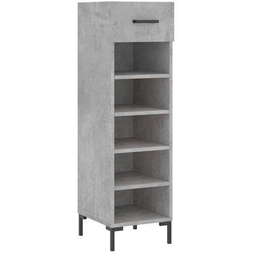 za cipele boja betona 30x35x105 cm konstruirano drvo Slike