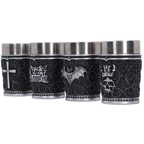Nemesis Now Ozzy Osbourne Prince of Darkness set 4 ča&amp;scaron;ice 8,6 cm Slike