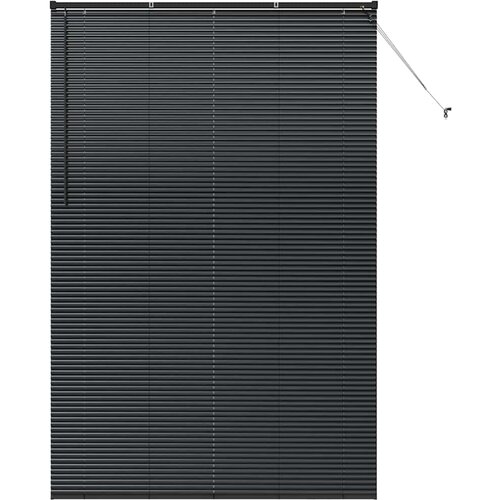 vidaXL Venecijanske žaluzije Črna 220 x 145 cm Aluminij, (5000178431) Cene