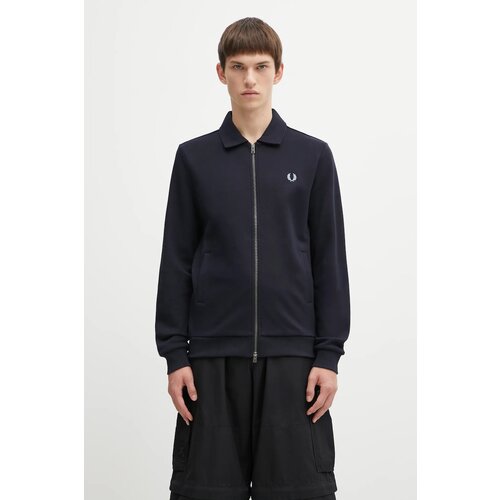 Fred Perry Telovniki & Jope Fp Zip Through Collared Sweatshir Modra Cene