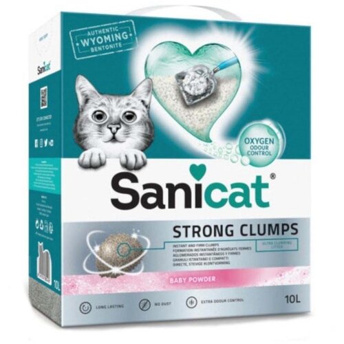 Sanicat Grudvajući posip za mačke Strong Clumps Bentonit 6l Slike