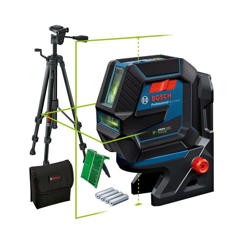 Bosch GCL 2-50 G + stativ + magnetni nosač; kombinovani samonivelišući laser za linije sa zelenim zrakom; 2 linije 0601066M01 Cene