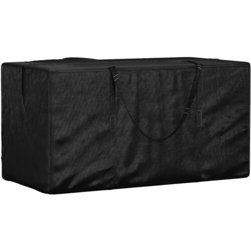 VidaXL Vreća za pohranu vrtnih jastuka crna 150x75x75 cm polietilen Slike