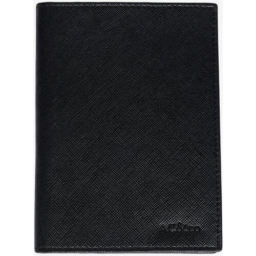 AC&Co / Altınyıldız Classics Men's Black Special Gift Boxed Faux Leather Handmade Passport Holder Slike