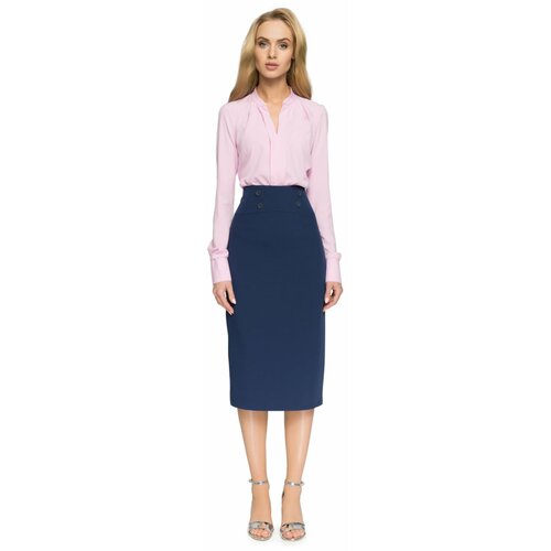 Stylove Ženska suknja S065 Navy Blue blue | pink Slike