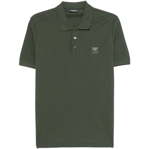 Emporio Armani Polo majice kratki rokavi EM000571 AF12336 Zelena Slike