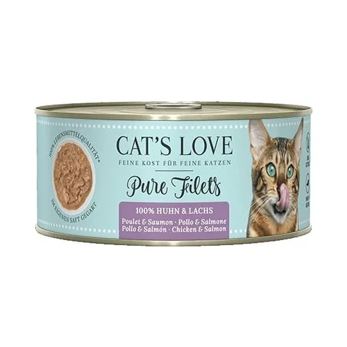 Cat's Love Pure Filets mokra hrana "Losos & Piščanec"