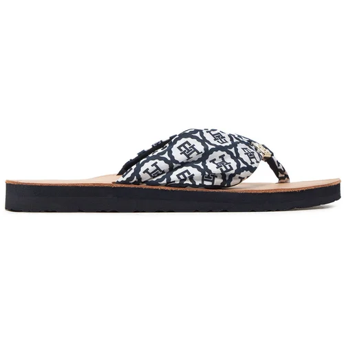 Tommy Hilfiger Japonke Th Emblem Elevated Beach Sandal FW0FW07847 Mornarsko modra