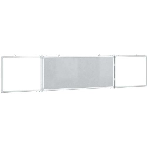  Magnetna bijela ploča sklopiva 200 x 40 x 1 7 cm aluminijska Slike