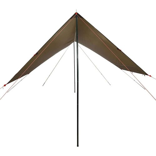 VidaXL Cerada za kampiranje smeđa 462x306x211 cm vodootporna Slike