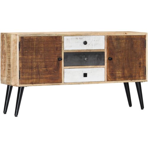 VidaXL Komoda 118x30x62 cm trden mangov les Slike