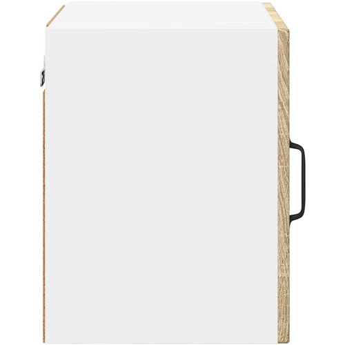  Zidni stakleni ormarić 2 pcs Sonoma hrast 40 x 31 x 40 cm Slike