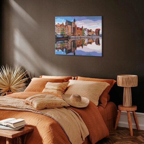  Slika za samostalno slikanje - Long Pier in Gdańsk 50x40 Cene
