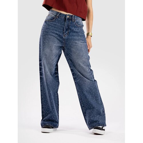 Blue Tomato Rhinestone Baggy Denim Kavbojke denim with fade Slike