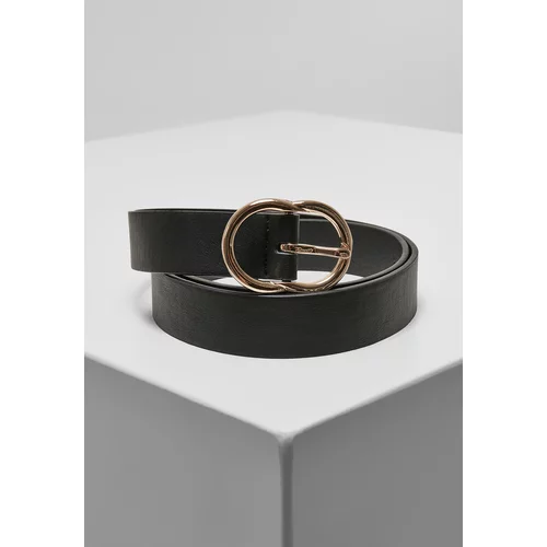 Urban Classics Accessoires Small Ring Buckle Belt black/gold