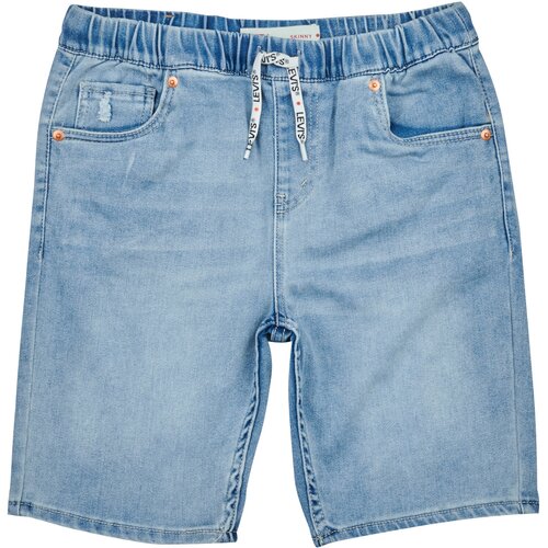 Levi&amp;#039;s Kratke hlače &amp;amp; Bermuda LVB SKINNY DOBBY SHORT Modra Slike