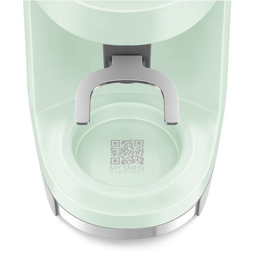 Smeg CGF03PGEU kavni mlincek v pastelno zeleni barvi. Slike