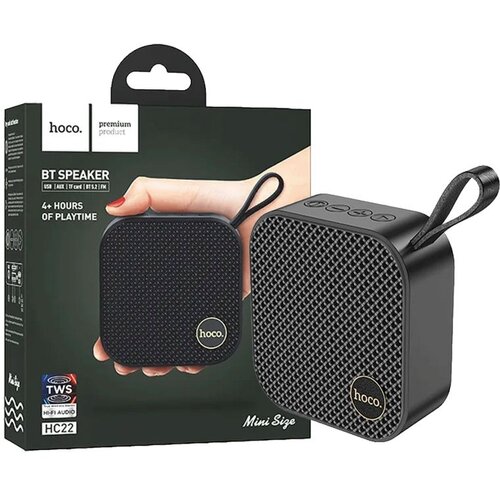 hoco. Zvučnik bežični, Bluetooth, 1200 mAh, 5W - HC22, Crni Cijene