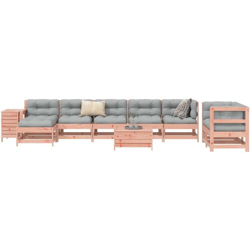  10-dijelni set vrtnih sofa od masivnog drva duglazije Cijene