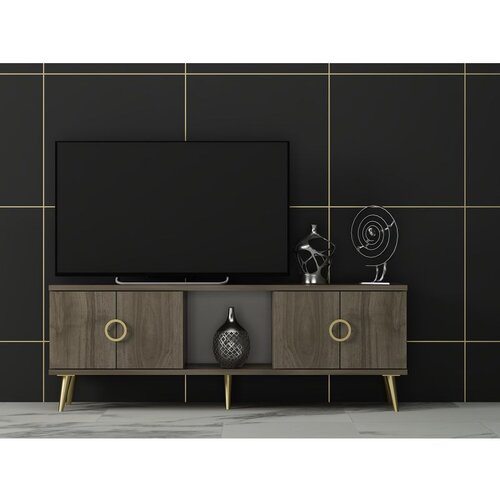 Hanah home Cey - Walnut Walnut TV Stand Slike