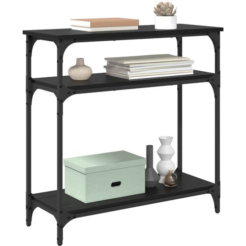  Konzolna stolica Crni hrast 75 x 29 x 75 cm Konstruirano drvo Slike