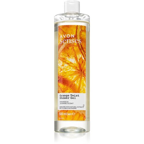 Avon Senses Orange Twist osvežujoč gel za prhanje 500 ml Slike