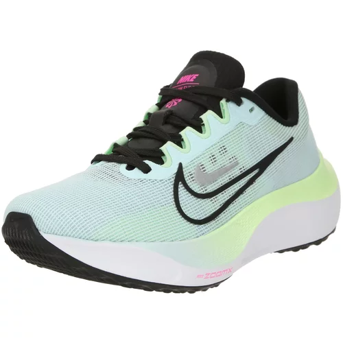 Nike Tenisice za trčanje 'ZOOM FLY 5' plava / srebrno siva / crna / bijela