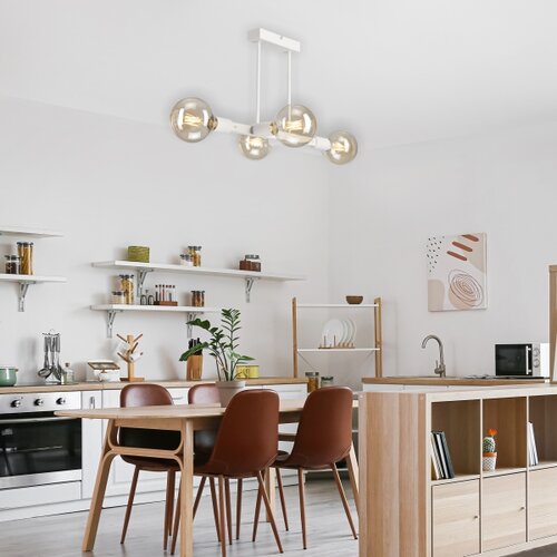  Luster na &amp;scaron;ipci ASTRID 4xE27/60W/230V bela Slike
