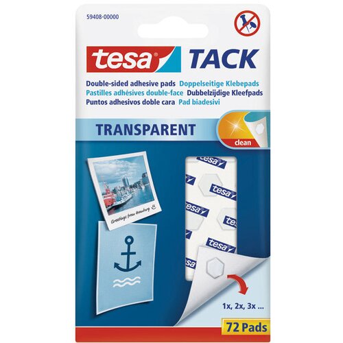  LJEPILO-JASTUČIĆI-TOČKICE 72X TACK TESA 59408 PROZIRNO BLISTER Cene