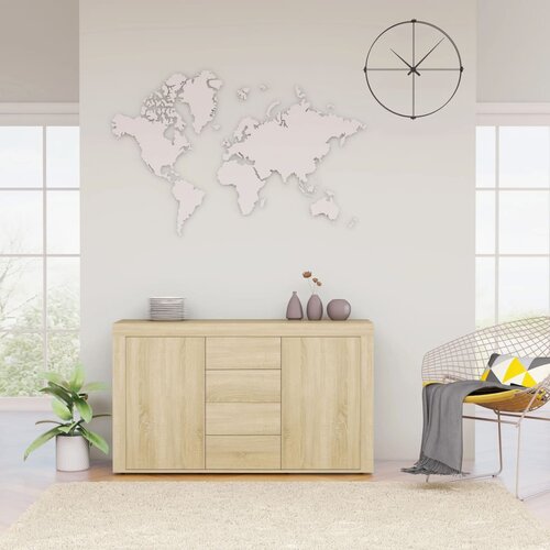 VidaXL Komoda boja hrasta sonome 120 x 36 x 69 cm od iverice Slike