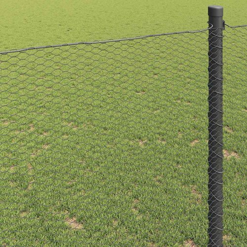  Heksagonalna ograda Siva 1,4 x 25 m PVC Slike