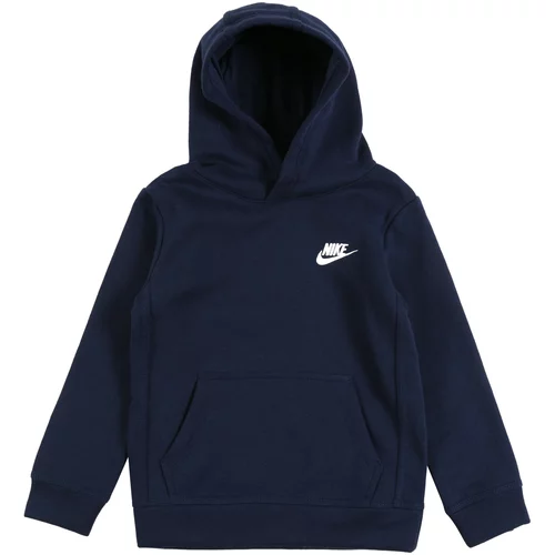 Nike Sportswear Sweater majica 'Club' morsko plava / bijela