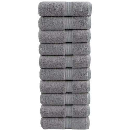 vidaXL Premium brisače za goste SOLUND 10 kosov sive 30x50 cm 600 g/m&sup2;, (5000307729) Cene