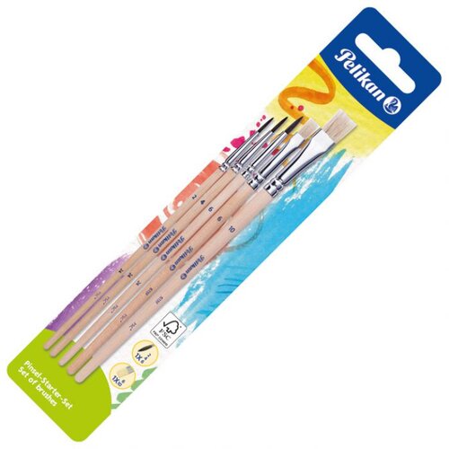 Kist ZA VODENE BARVE 2,4,6 PLUS TEMPERE 6,10 PELIKAN 700566 (100401594) BLISTER Cene