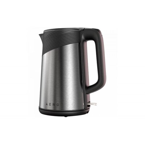Aeno electric kettle EK3: 1850-2200W, 1.7L, strix, double-walls, non-heating body, auto power off, dry tank protection Cene