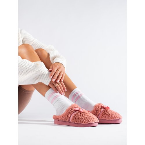 SHELOVET warm pink women's slippers Slike