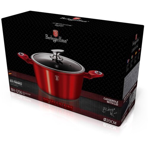 Berlinger Haus GRANITNI LONEC 20cm RDEČA METALIC LINE BH-1256, (21096157) Cene