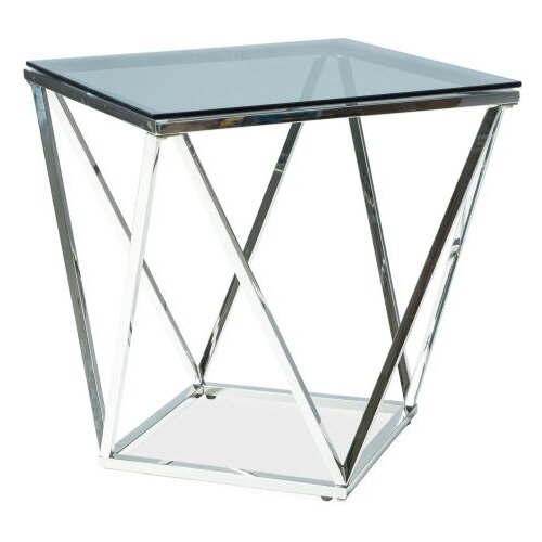 Molarem Home Stolić SILVER B - staklo Slike