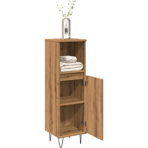 vidaXL Kupaonski ormarić Artisan hrast 30x30x100 cm konstruirano drvo Cijene